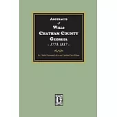 Abstracts of Wills Chatham County, Georgia, 1773-1817