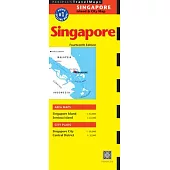 Singapore Travel Map Fourteenth Edition
