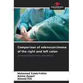 Comparison of adenocarcinoma of the right and left colon