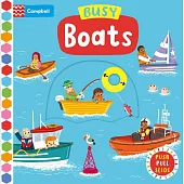 Busy Boats: A Push Pull and Slide Book (Campbell Busy Books, 28)