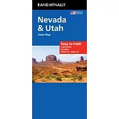 Rand McNally Easy to Fold: Nevada & Utah State Laminated Map