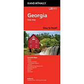 Rand McNally Easy to Read: Georgia State Map