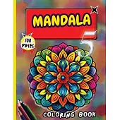 Mandala 5 Coloring Book: Stress Relieving Mandala Designs for Adults Relaxation