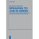 Speaking to Job in Greek