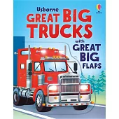 大尺寸翻翻機關硬頁書Great Big Trucks (with great big flaps)