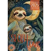 Sloth Love 2025 Weekly Planner and Organizer