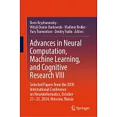 Advances in Neural Computation, Machine Learning, and Cognitive Research VIII: Selected Papers from the XXVI International Conference on Neuroinformat