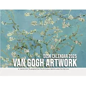 Van Gogh Artwork Desk Calendar 2025: A Monthly Planner For Your Goals, Notes, and To-Do List