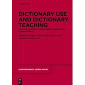 Dictionary Use and Dictionary Teaching