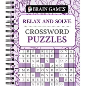 Brain Games - Relax and Solve: Crossword Puzzles (Pattern Cover)
