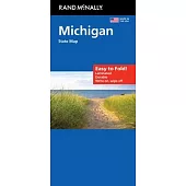 Rand McNally Easy to Fold: Michigan State Laminated Map