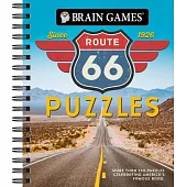Brain Games - Route 66 Puzzles: More Than 140 Puzzles Celebrating America’s Famous Road