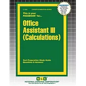 Office Assistant III (Calculations)