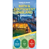 Lonely Planet Bath & Southwest England Planning Map