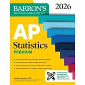 AP Statistics Premium, 2026: Prep Book with 9 Practice Tests + Comprehensive Review + Online Practice