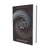 Nirv, Clear Focus Bible, Hardcover, Charcoal/Blue: Read More of the Bible with Better Focus