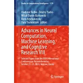 Advances in Neural Computation, Machine Learning, and Cognitive Research VIII: Selected Papers from the XXVI International Conference on Neuroinformat