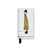 L.S. Lowry: Gentleman Looking at Something (Foiled Slimline Journal)