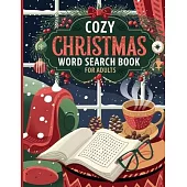 Cozy Christmas Word Search Book for Adults