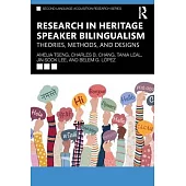Research in Heritage Speaker Bilingualism: Theories, Methods, and Designs