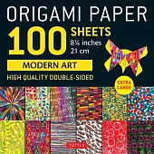 Origami Paper 100 Sheets Modern Art 8 1/4 (21 CM)