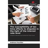 The susceptibility of tax time effects to disputes in the light of the interest rate level