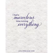 Marvelous Time Academic July 2025 - June 2026 7.5 X 9.5 Booklet Monthly Planner