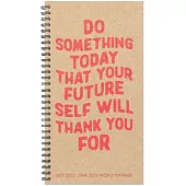 Future Self July 2025 - June 2026 3.5 X 6.5 Softcover Weekly Spiral Planner