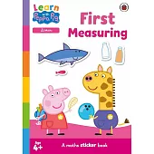 第一次學測量 貼紙活動本(跟粉紅豬小妹一起學)Learn with Peppa: First Measuring sticker activity