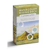 Watercolour Mixing Deck: Landscapes: Quick Reference Colour Palettes to Use at Home or on Location