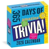 365 Days of Amazing Trivia Page-A-Day(r) Calendar 2026: The World’s Bestselling Trivia Calendar