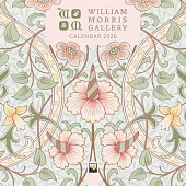 William Morris Gallery Mini Wall Calendar 2026 (Art Calendar)