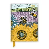 Kate Heiss: Sunflower Fields 2026 Luxury Diary Planner - Page to View with Notes