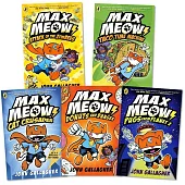 Max Meow《超能力勇者喵》圖像小說套書(5冊合售)
