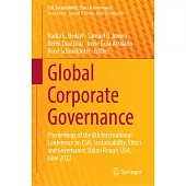 Global Corporate Governance: Proceedings of the 8th International Conference on Csr, Sustainability, Ethics and Governance, Baton Rouge, Usa, June 202