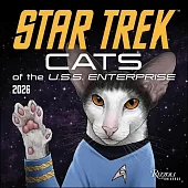 Star Trek: Cats 2026 Wall Calendar