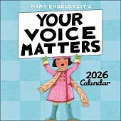 Mary Engelbreit’s Your Voice Matters 2026 Wall Calendar