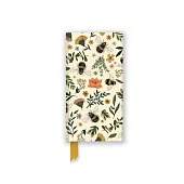 Jade Mosinski: Garden Bees (Foiled Slimline Journal)