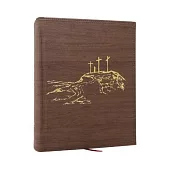 Nkjv, Journal the Word Bible, Large Print: Reflect, Journal or Create Art Next to Your Favorite Verses (Brown Leathersoft, Red Letter)