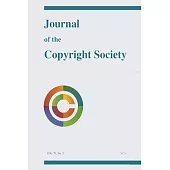 Journal of the Copyright Society, Volume 71(2)