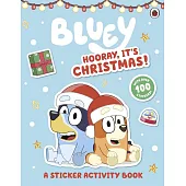 貼紙遊戲書Bluey: Hooray, It’s Christmas!: A Sticker & Activity Book (超過100張貼紙)