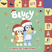 頁籤硬頁書：Bluey: 12 Days of Christmas Tabbed Board Book