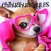Chihuahua Rules 2026 Mini Wall Calendar