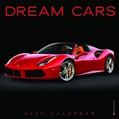Dream Cars Mini Wall Calendar