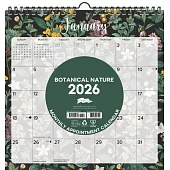 Botanical Nature 2026 12 X 12 Spiral Wall Calendar