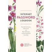 AHS Internet Password Logbook