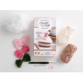 Crochet Café Amigurumi Kit Cake Slice: Everything You Need Is Included: 100%-Cotton Yarn, Crochet Hook, Stitch Marker, Tapestry Needle, Fiberfill, Ste