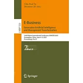 E-Business. Generative Artificial Intelligence and Management Transformation: 24th Wuhan International Conference on E-Business, Whiceb 2025, Guangzho