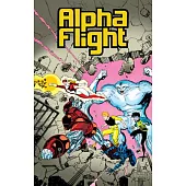 Alpha Flight by Mantlo & Lee Omnibus Jim Lee Cover