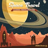 Space Travel (Adg) 2026 12 X 12 Wall Calendar